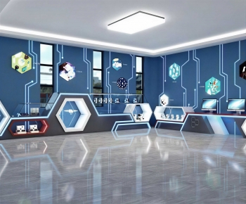 Modern Exhibition Hall-ID:117316014