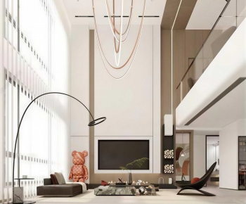 Modern A Living Room-ID:924856902