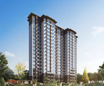 Modern Residential Building-ID:253218899