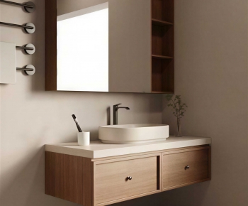 Modern Bathroom Cabinet-ID:602423911