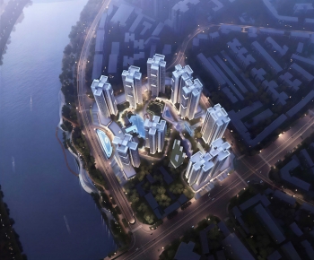 Modern Architectural Bird's-eye View Planning-ID:771296025