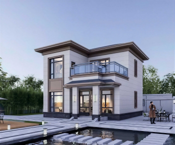 New Chinese Style Detached Villa-ID:678870929