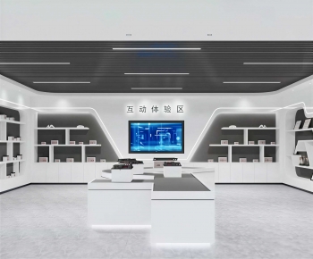 Modern Exhibition Hall-ID:986430889