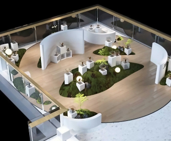 Modern Exhibition Hall-ID:446357015