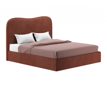 Modern Double Bed-ID:107800019