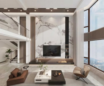 Modern A Living Room-ID:604931127