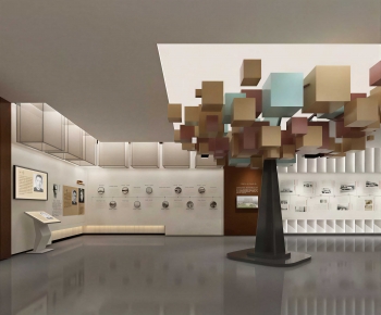 Modern Exhibition Hall-ID:639621974