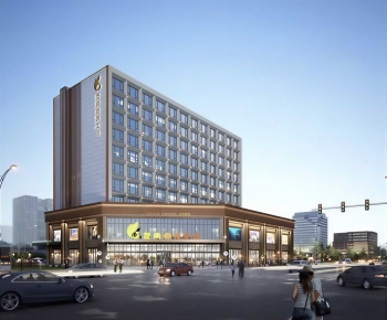 Modern Commercial Street-ID:667531973