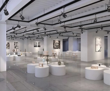 Modern Exhibition Hall-ID:885356905