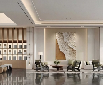 Modern Office Reception Desk-ID:653003932