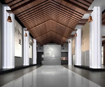 New Chinese Style Exhibition Hall-ID:425112961