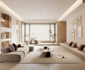 Modern A Living Room-ID:437331913