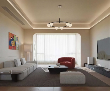 Modern A Living Room-ID:733877902