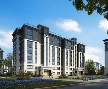 Modern Residential Building-ID:699601893