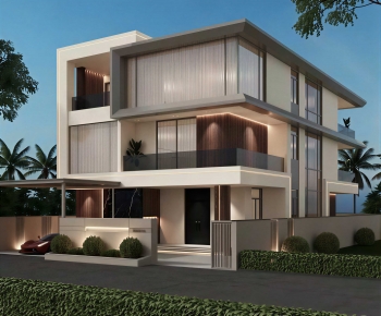 Modern Detached Villa-ID:608243946