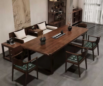 New Chinese Style Tea Tables And Chairs-ID:918076043