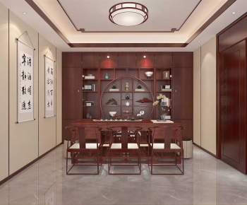 New Chinese Style Tea House-ID:835001957