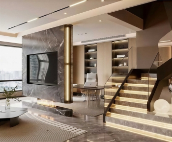 Modern A Living Room-ID:451761969