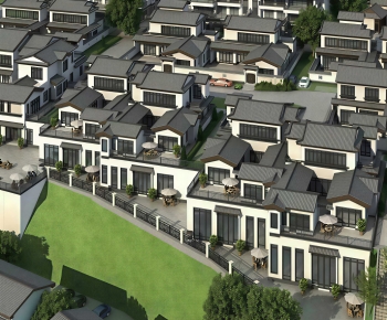 New Chinese Style Residential Building-ID:808078058