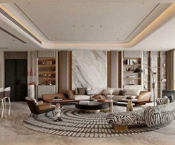 Modern A Living Room-ID:501620831