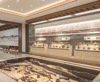 Modern Exhibition Hall-ID:252840045