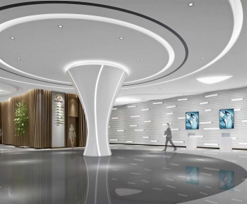 Modern Exhibition Hall-ID:519268049