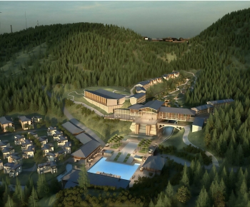 New Chinese Style Architectural Bird's-eye View Planning-ID:309628962