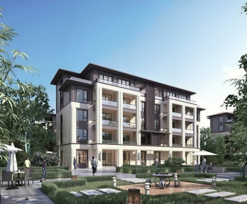 New Chinese Style Residential Building-ID:590142019