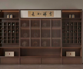 New Chinese Style Decorative Cabinet-ID:860240949