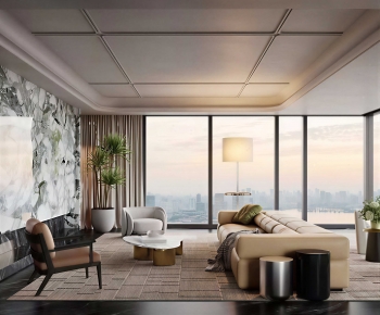 Modern A Living Room-ID:703186046