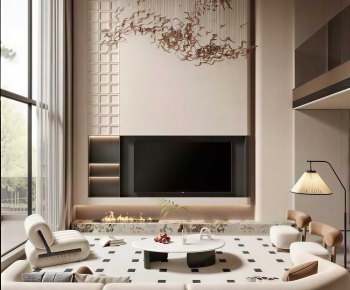 Modern A Living Room-ID:758141047