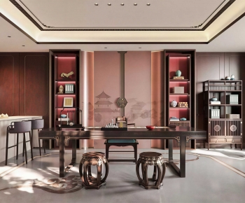 New Chinese Style Tea House-ID:646696099