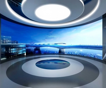 Modern Exhibition Hall-ID:377280771