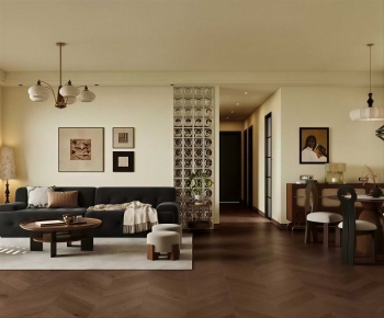 Modern A Living Room-ID:393779995