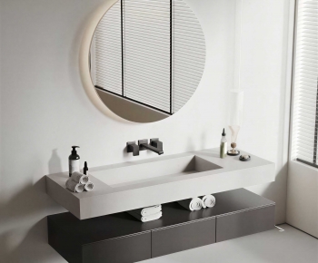 Modern Bathroom Cabinet-ID:158586038