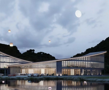 Modern Appearance Of Commercial Building-ID:324194918