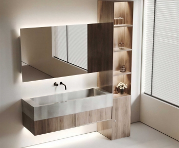 Modern Bathroom Cabinet-ID:457381013