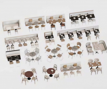 Modern Dining Table And Chairs-ID:105865001