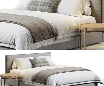 Modern Double Bed-ID:786183122