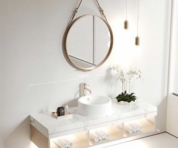 Modern Bathroom Cabinet-ID:371387008