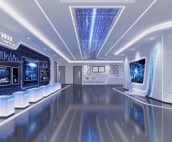 Modern Exhibition Hall-ID:612938887