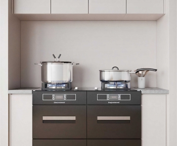 Modern Kitchen Electric Gas Range-ID:992646932