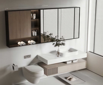 Modern Bathroom Cabinet-ID:117749934