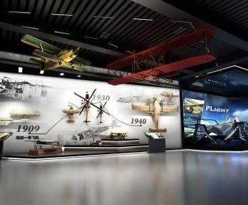 Modern Exhibition Hall-ID:206864123