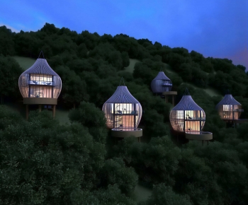 Modern Appearance Of Commercial Building-ID:602734094