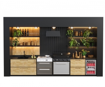Modern Kitchen Cabinet-ID:229614021