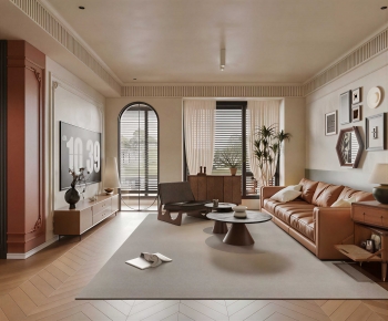 Modern A Living Room-ID:642647039