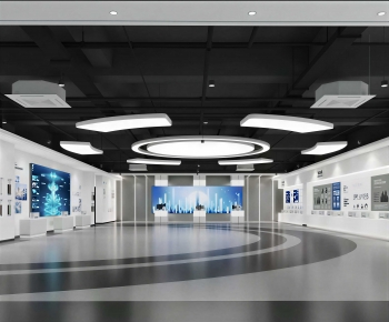 Modern Exhibition Hall-ID:727323067