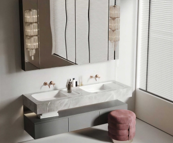 Modern Bathroom Cabinet-ID:499777081