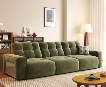 Modern Three-seat Sofa-ID:760867122
